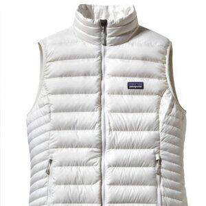 Patagonia Women's Down Sweater Vest, Wool White Med